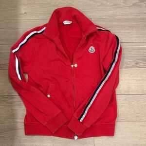 Moncler red track jacket L